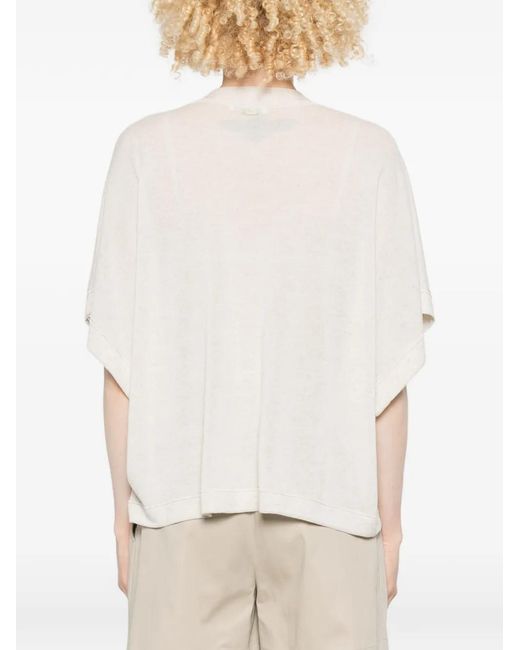 Fedeli White Millet Short-Sleeve T-Shirt