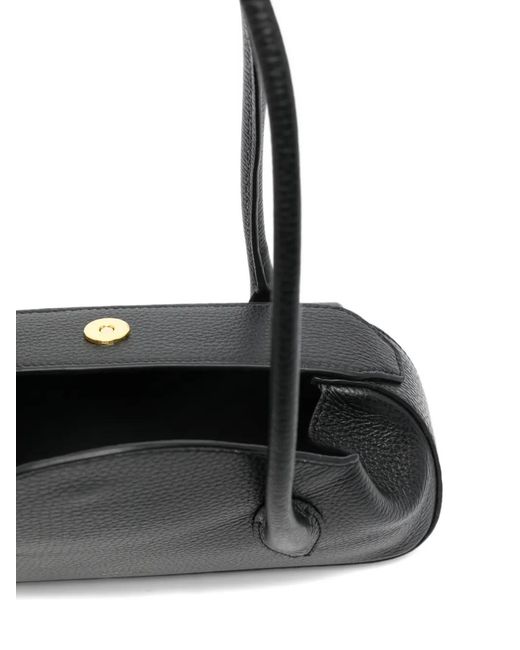 Borsa A Spalla Oyster Mini di Yuzefi in Black