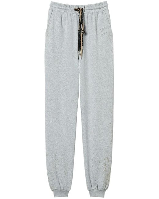 Twinset Gray X MYFO Jogginghose mit Glitter-Detail
