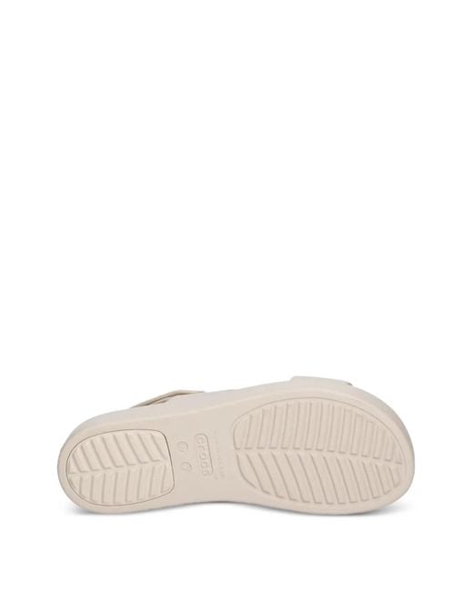 CROCSTM White Brooklyn 4U Platform Sandals