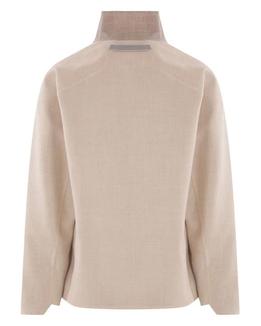Sease Natural Zip-Up Bomber Jacket for men