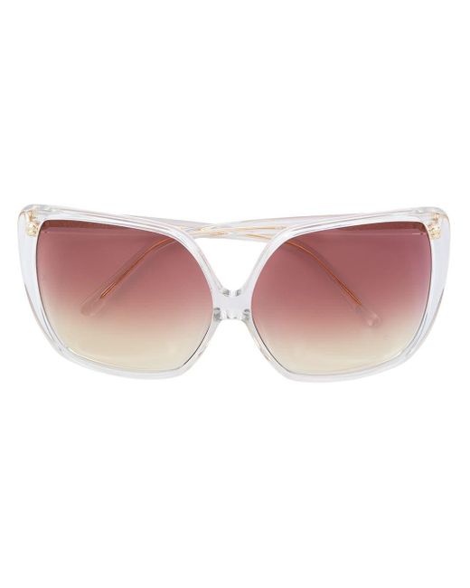 Lfl740c5 sunglasses Linda Farrow en coloris White