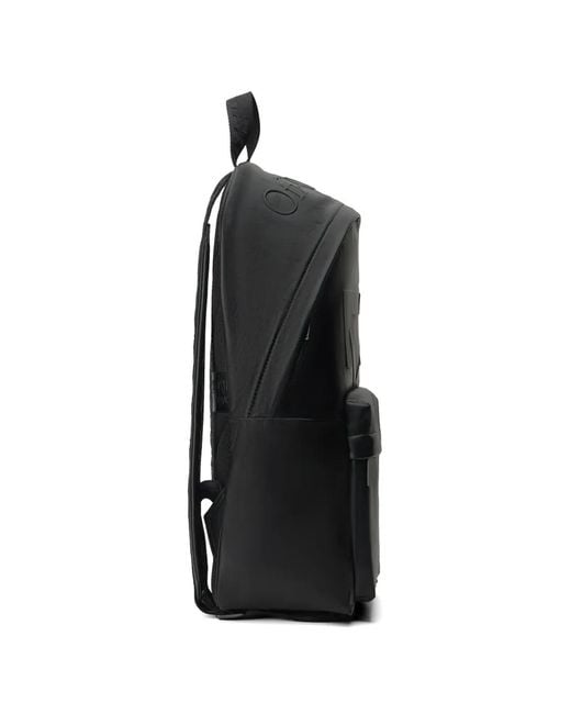 Off-White c/o Virgil Abloh Black Heritage Leather Backpack for men