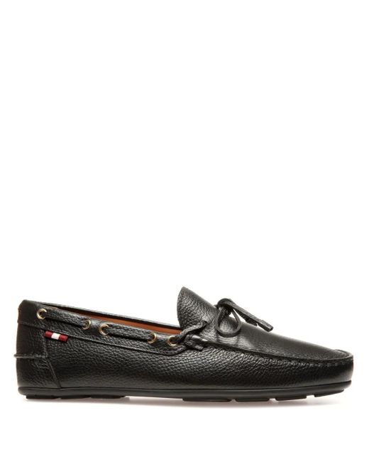 Bally Black Clay Driver Loafers for men