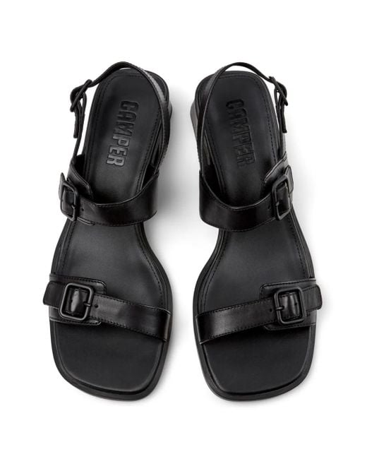 Camper Black Kora Sandals