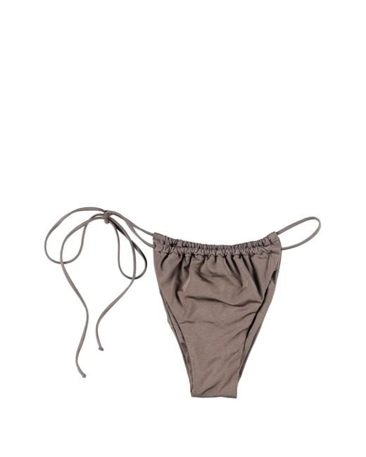 BELAMER Gray Bas De Bikini Tina À Fronces