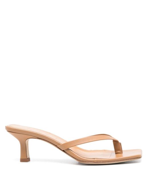 Aeyde Natural Wilma 55mm Mules