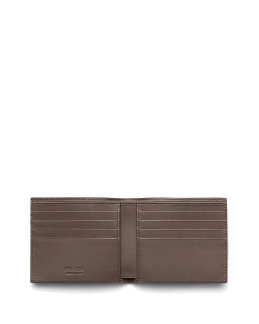 Prada Brown Leather Wallet for men