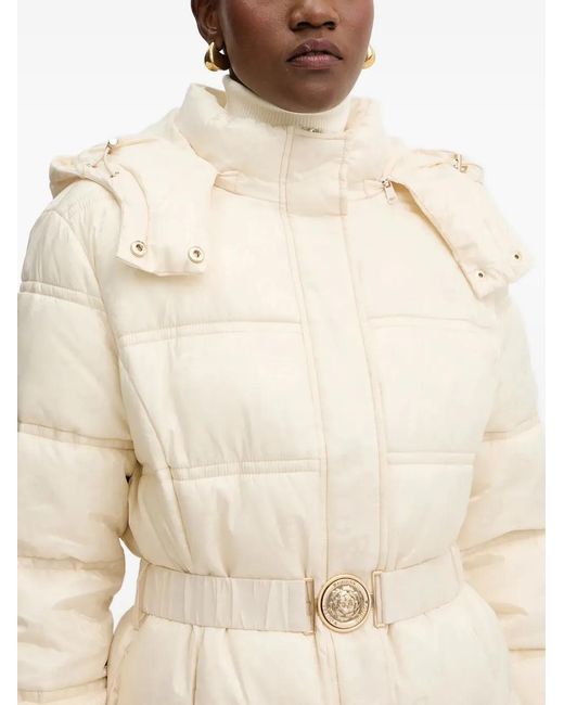 Guess Natural Hooded Belted Coat