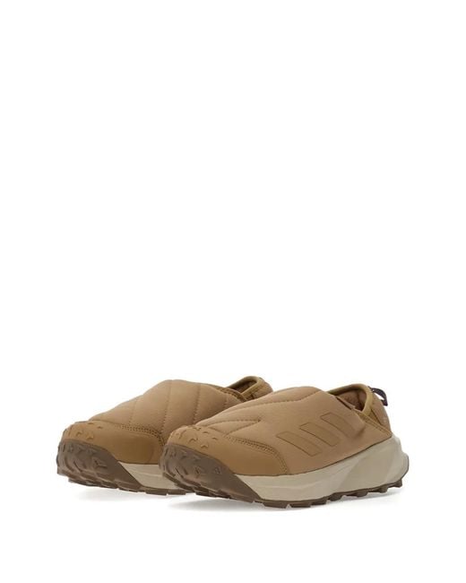 Adidas White Terrex Quilted Slip On Sneakers for men