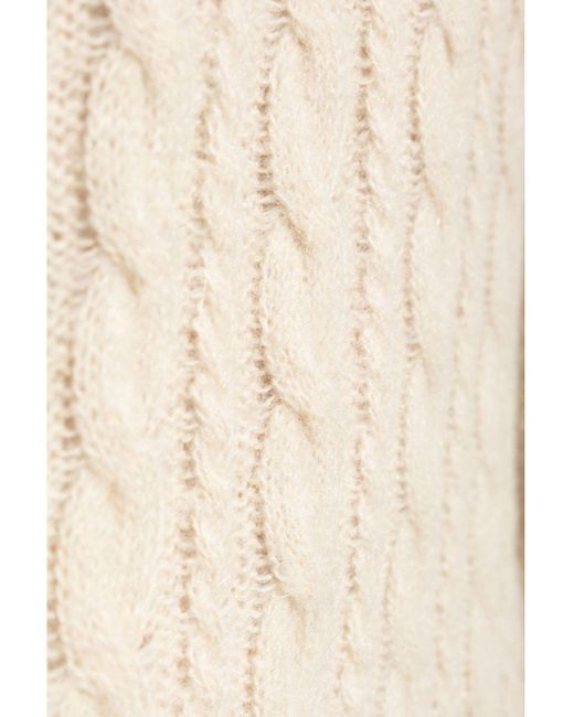 By Malene Birger Natural Cable-Knit Midi Dress