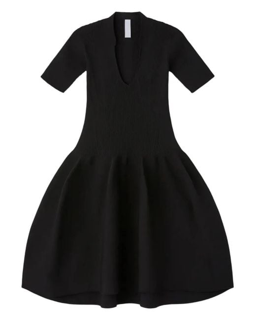 CFCL スタンドカラー ドレス Black