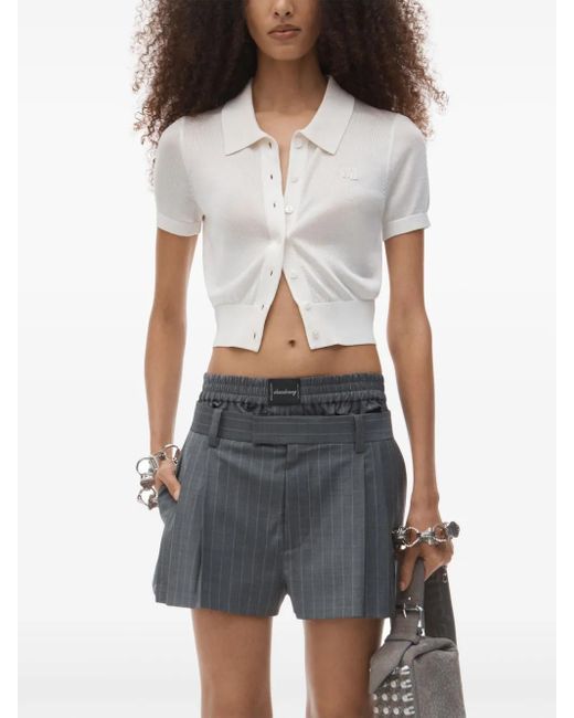 Alexander Wang Boxershorts Met Vlakken in het Gray