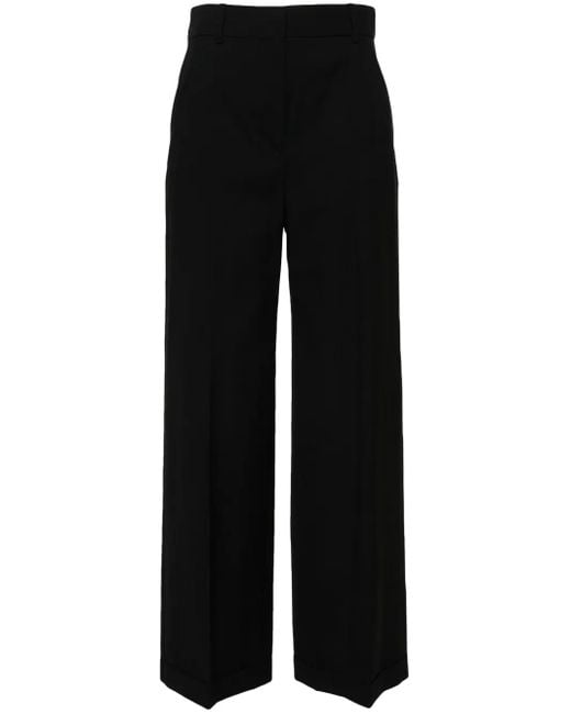 KENZO Black Klassische High-Waist-Hose