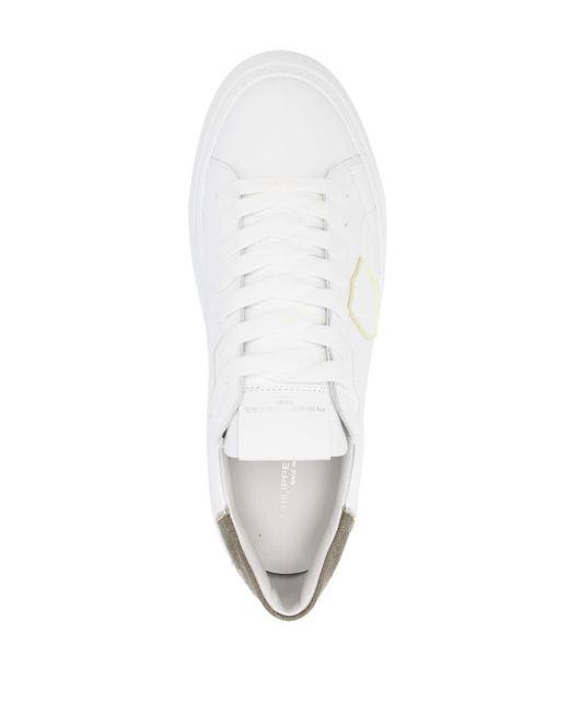 Philippe Model Paris Leren Sneakers in het White voor heren