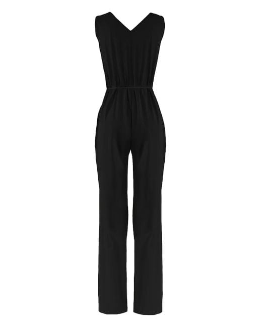 Wolford V-Neck Self-Tie Jumpsuit in Black Lyst UK