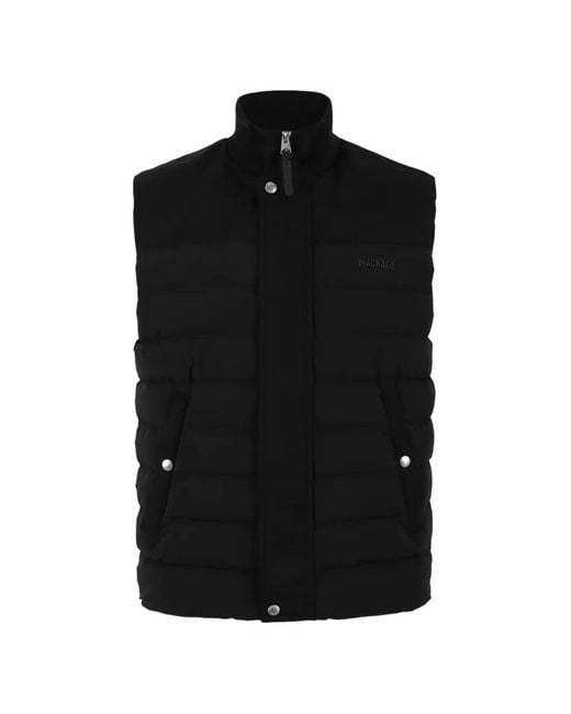 Mackage Black Veste Matelassée À Col Montant for men