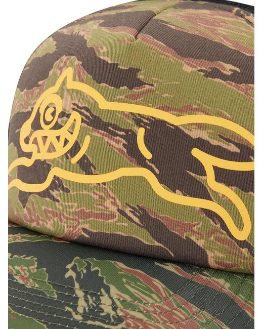 ICECREAM Green Running Dog Adjustable-Strap Cap for men
