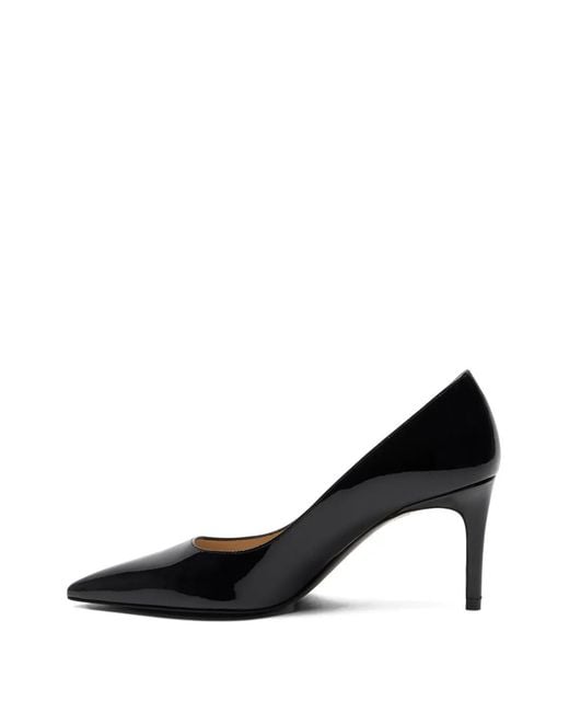 Zapatos De Tacón Con Puntera En Punta Stuart Weitzman de color Black