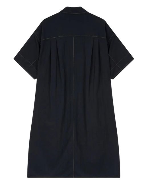 Studio Tomboy X Black Button-Up Shirt Midi Dress