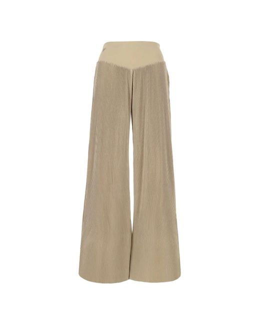 MACRON Natural Chirsten Pleated Trousers