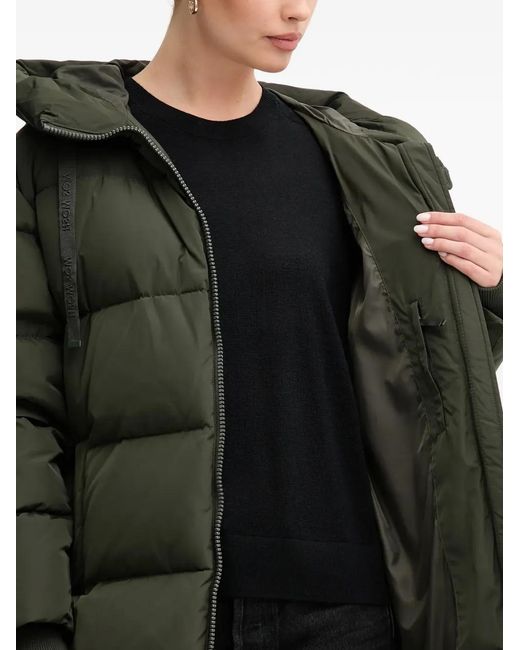 Mos Mosh Green Hooded Padded Coat