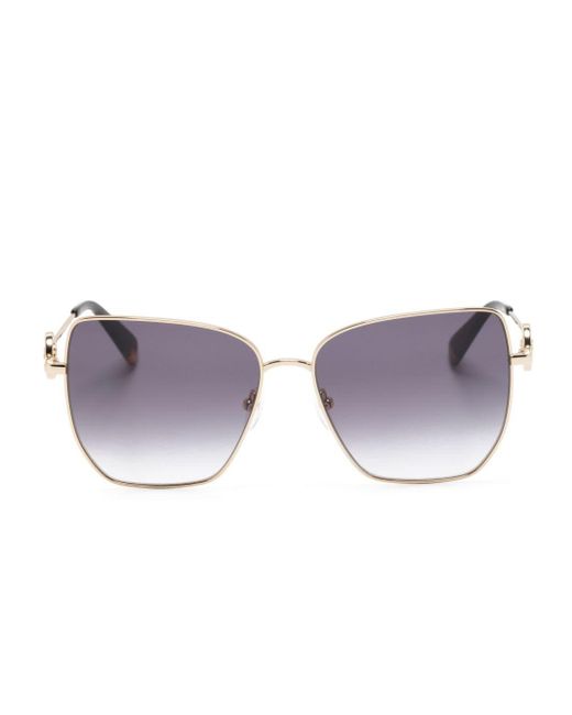 Longchamp Purple Oversize-frame Sunglasses