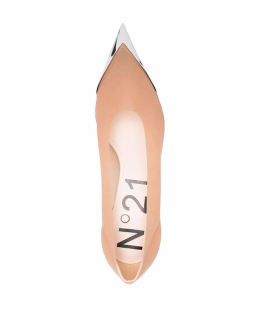 Escarpins À Bout Métallique N°21 en coloris Pink