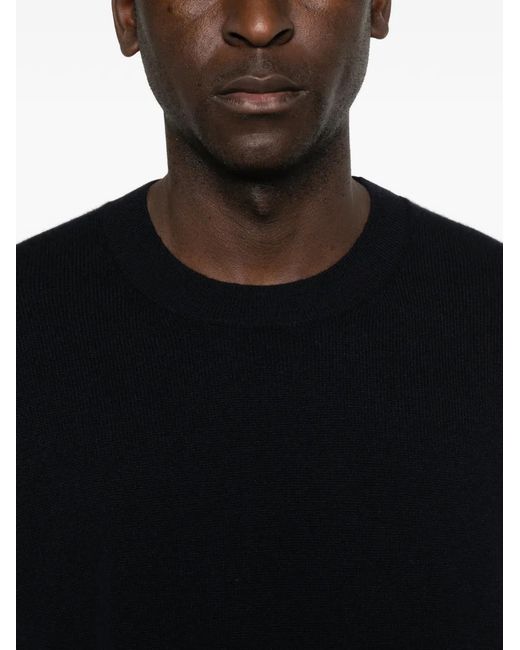 The Row Black Round-Neck Sweater for men