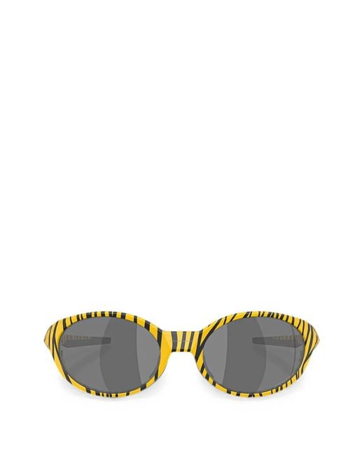 Oakley Yellow Eye Jacket Redux Oval-Frame Sunglasses for men