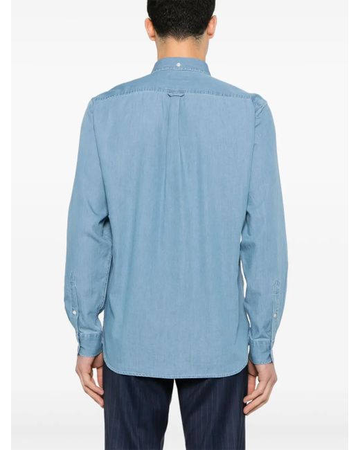 Camicia di Woolrich in Blue da Uomo