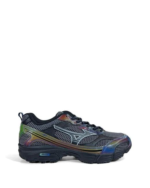 Mizuno Blue Iridescent-Effect Sneakers