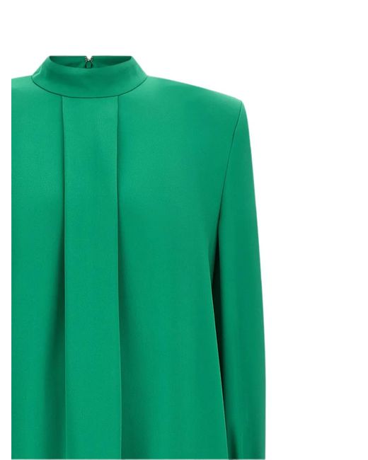 Valentino Garavani Green Crystal-Embellished Maxi Dress
