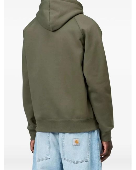 Carhartt Green Chase Darstring Hoodie for men