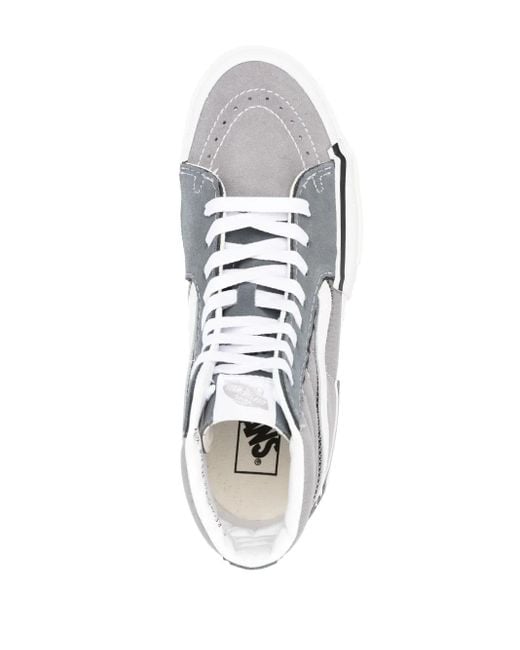 Vans White Sk8-Hi Reconstruct High-Top Sneakers for men