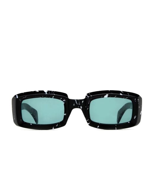 Jacques Marie Mage Green Lunettes De Soleil Rectangulaires Runaway À Effet Marbré