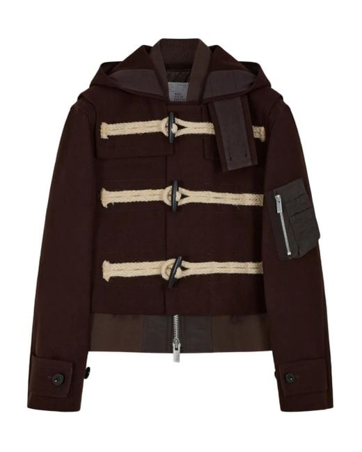 Veste À Capuche Sacai en coloris Black