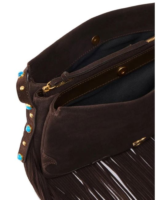 Pinko Brown One, Two, Three Bag Small Crossbody Bag