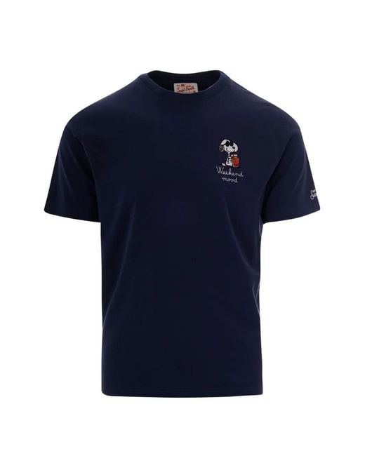 Mc2 Saint Barth Blue Portofino Weekend Mood T-Shirt for men