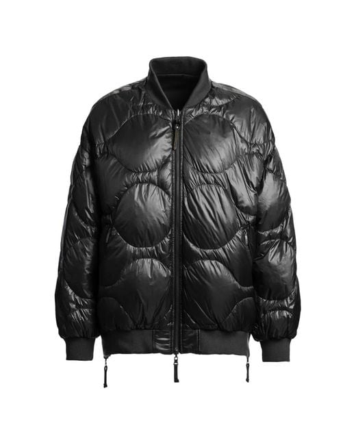 Parajumpers Black Reversible Bomb Bomber Jacket