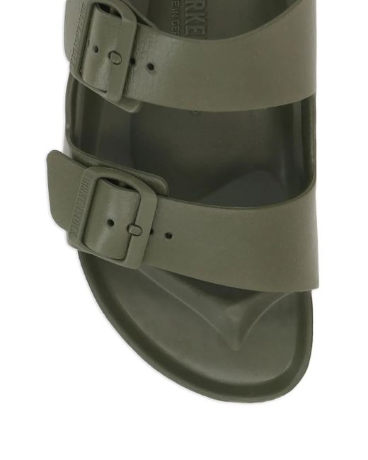 Birkenstock Green Double-Buckle Sandals