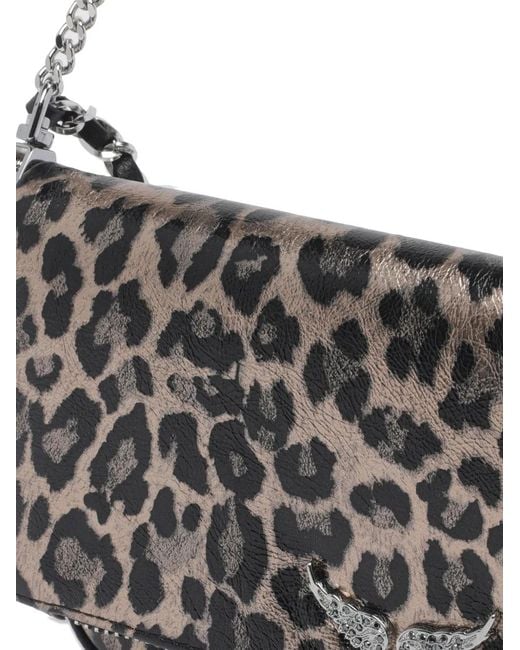 Zadig & Voltaire Gray Rock Nano Metal Leo