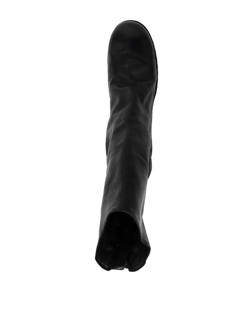 Guidi Black Zip-Fastening Leather Ankle Boots