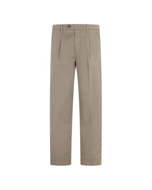 Re-hash Gray Pleated Trousers for men