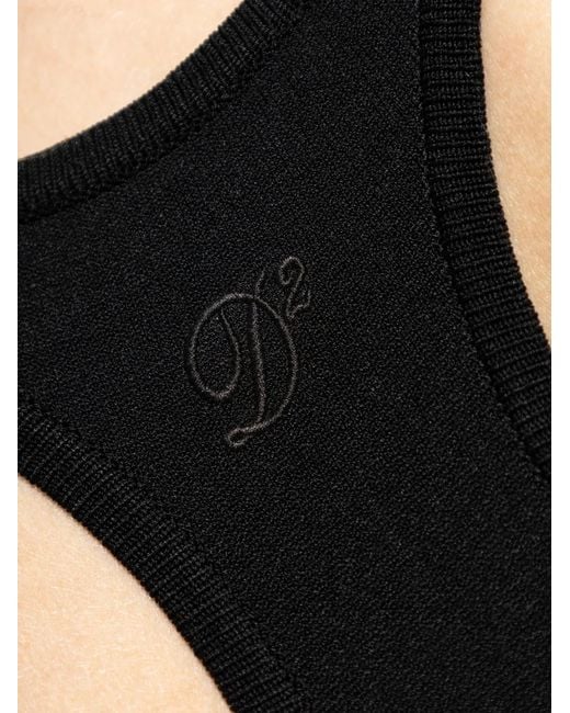 DSquared² Black Short Dresses