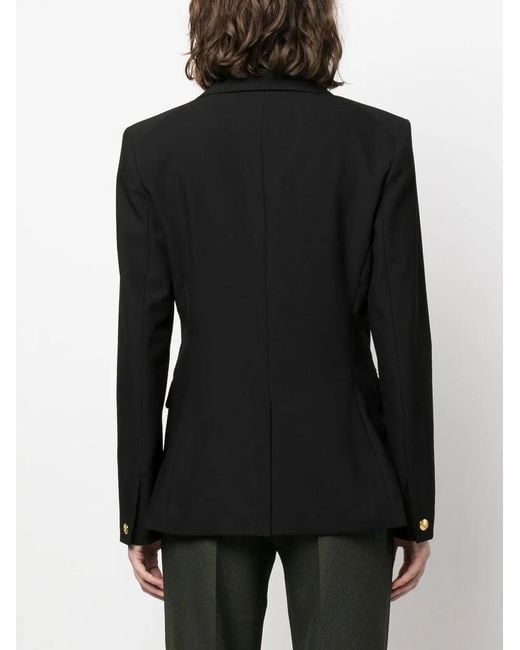 Rag & Bone Black Double-Breasted Blazer