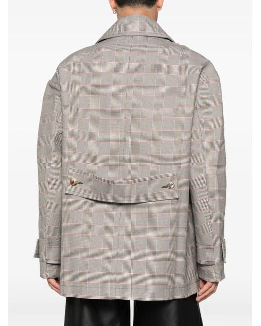 Charles Jeffrey Geruite Jas in het Gray