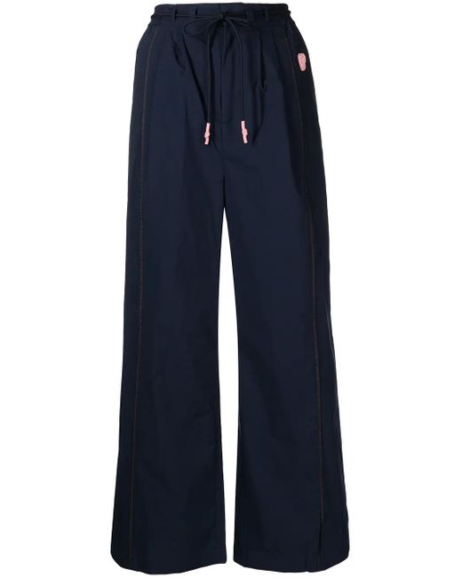 BAPY BY *A BATHING APE® Blue Jogginghose Mit Weitem Bein