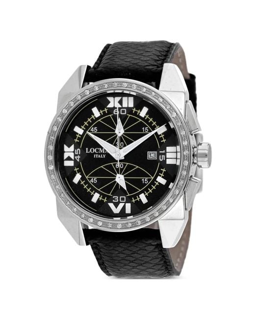 LOCMAN Black Cavallo Pazzo 45Mm Watch