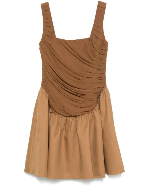 Abadia Brown Kaya Mini Dress